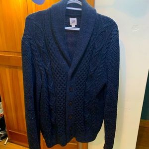 GAP Men’s Cardigan-Navy